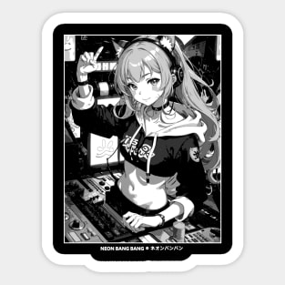 Japanese Anime Manga Streetwear - DJ Sticker